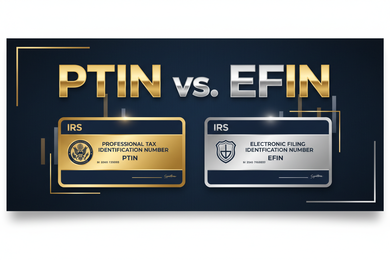 PTIN vs. EFIN: What's the Difference and Do You Need Both?
