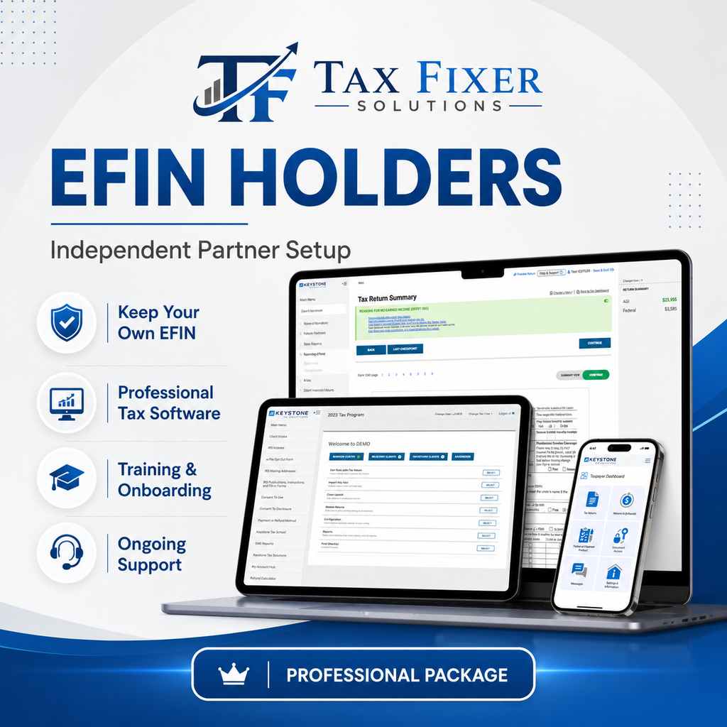 EFIN Holder Setup Package
