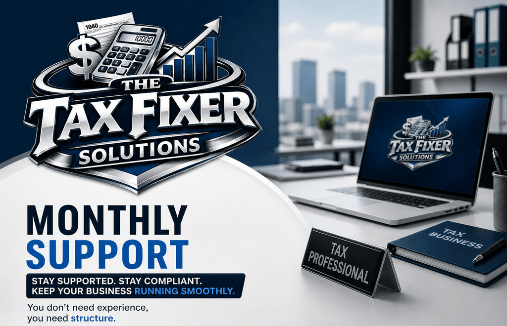 Monthly Support - The Tax Fixer Solutions