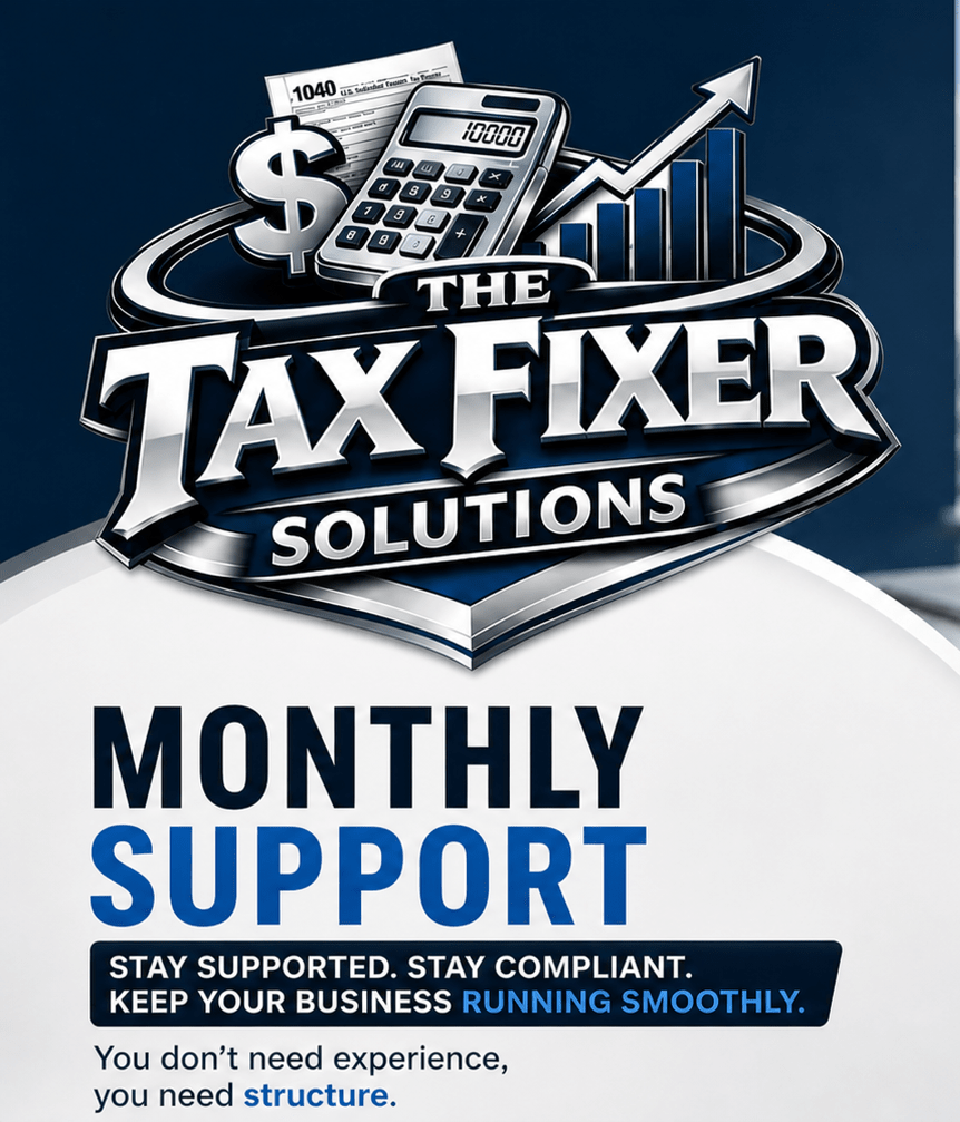 Monthly Support - The Tax Fixer Solutions